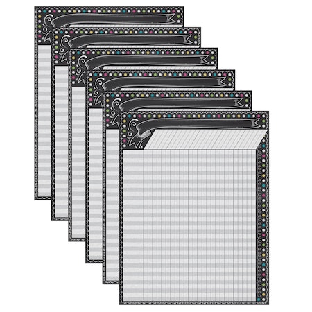 Teacher Created Resources Chalkboard Brights Incentive Chart, PK6 TCR7564